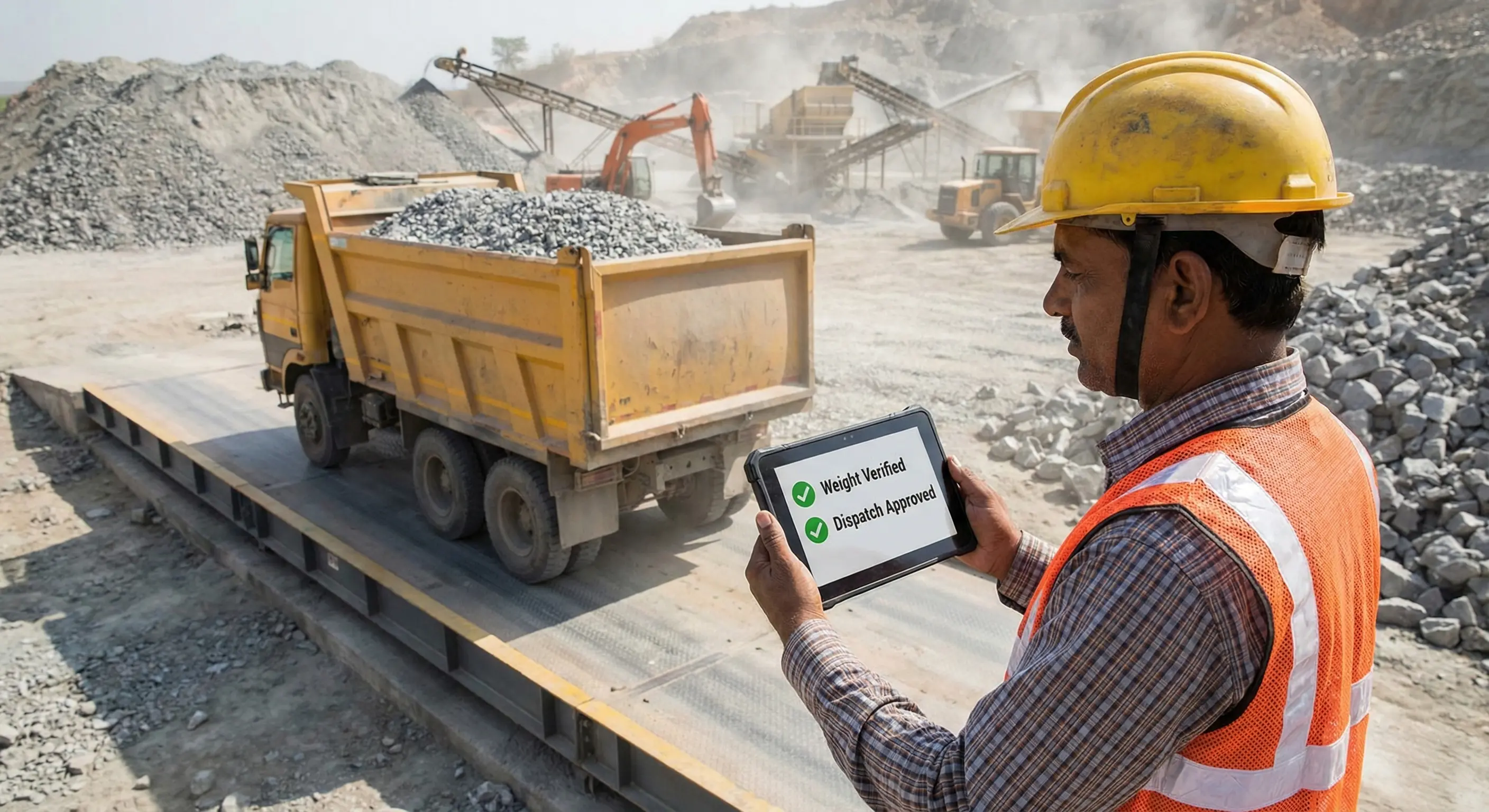 Successful quarry operations with improved efficiency and security