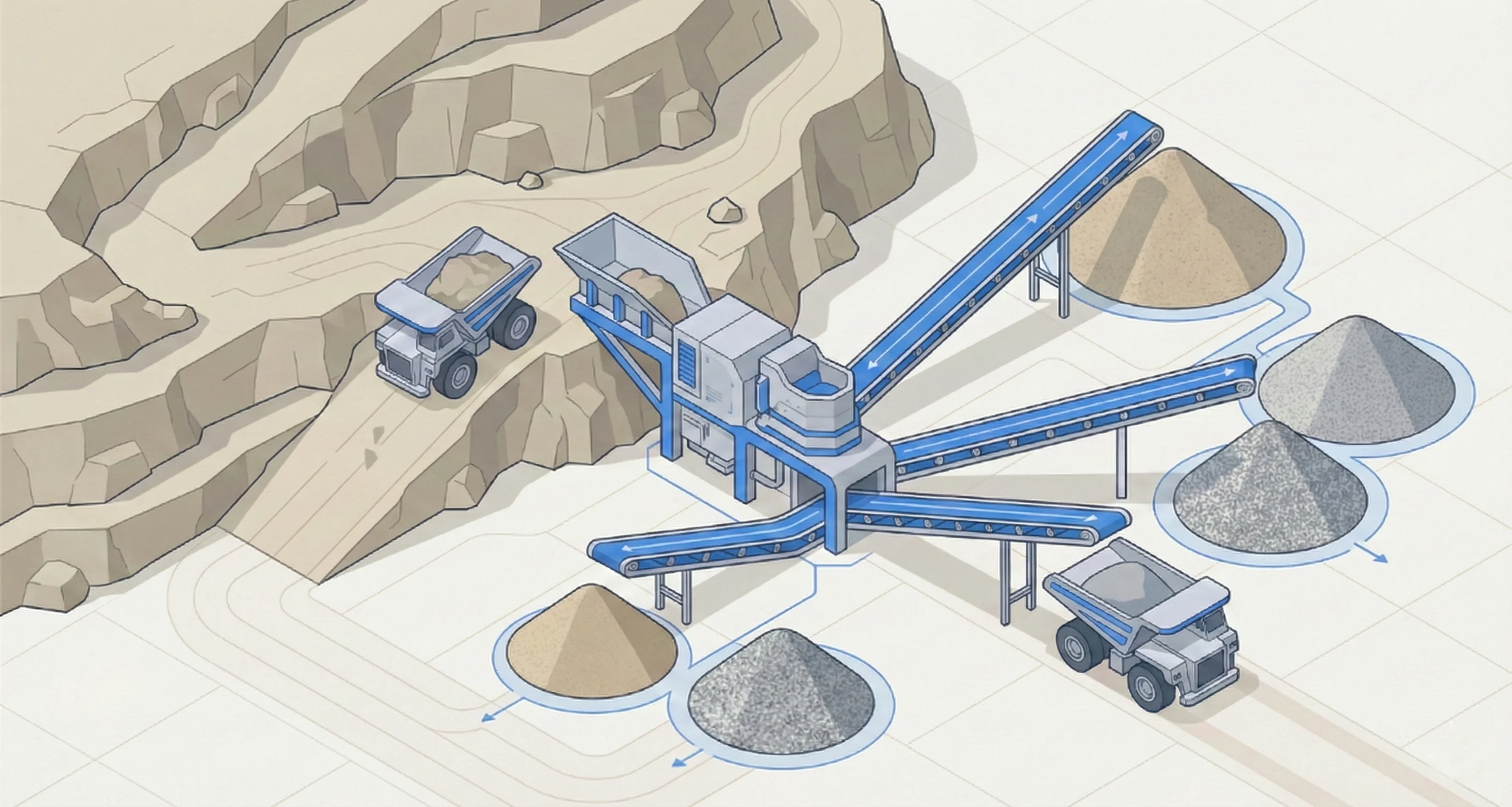 Quarry crusher operations