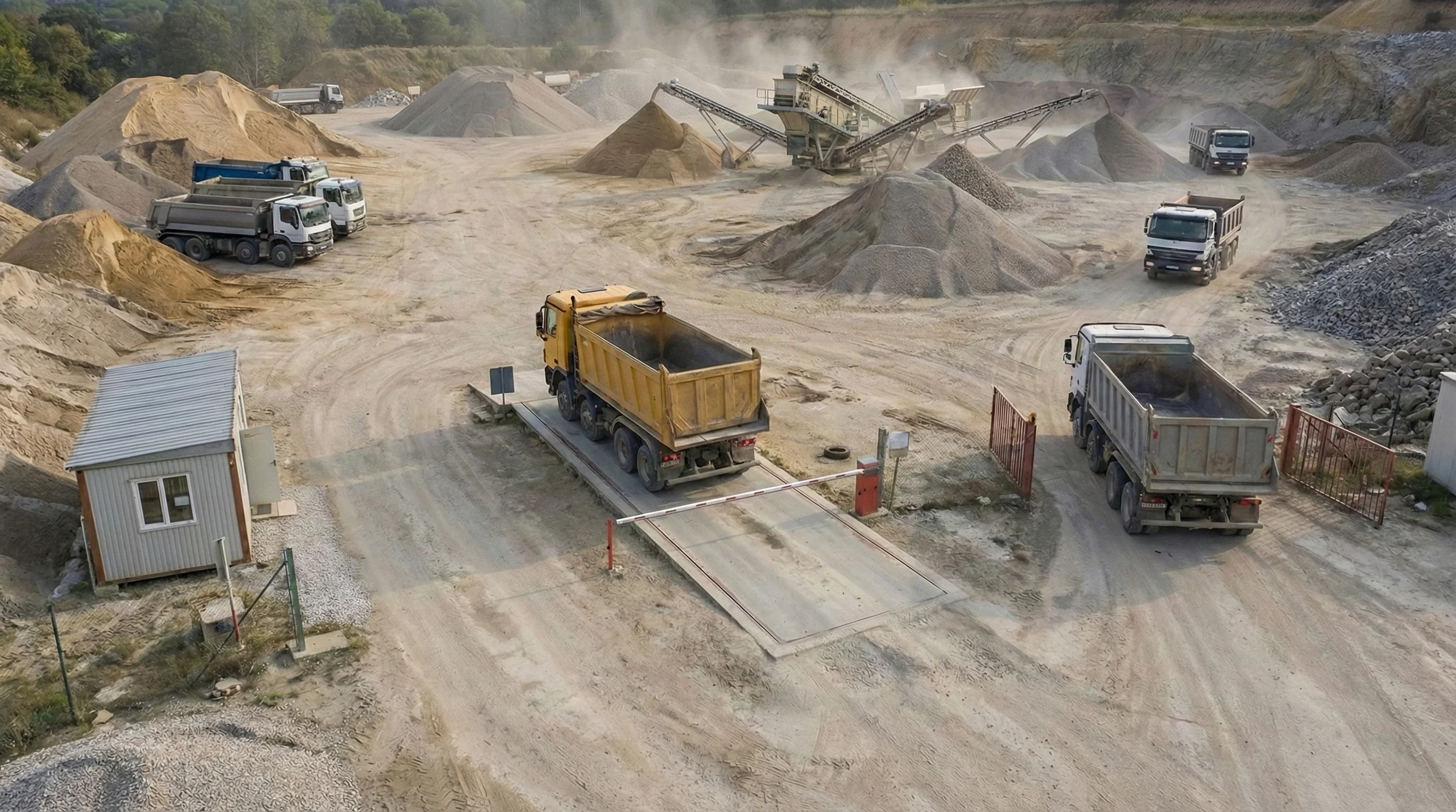 Crusher and quarry operations